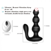 Vibrating Remote Control Anal Bead Butt Plug