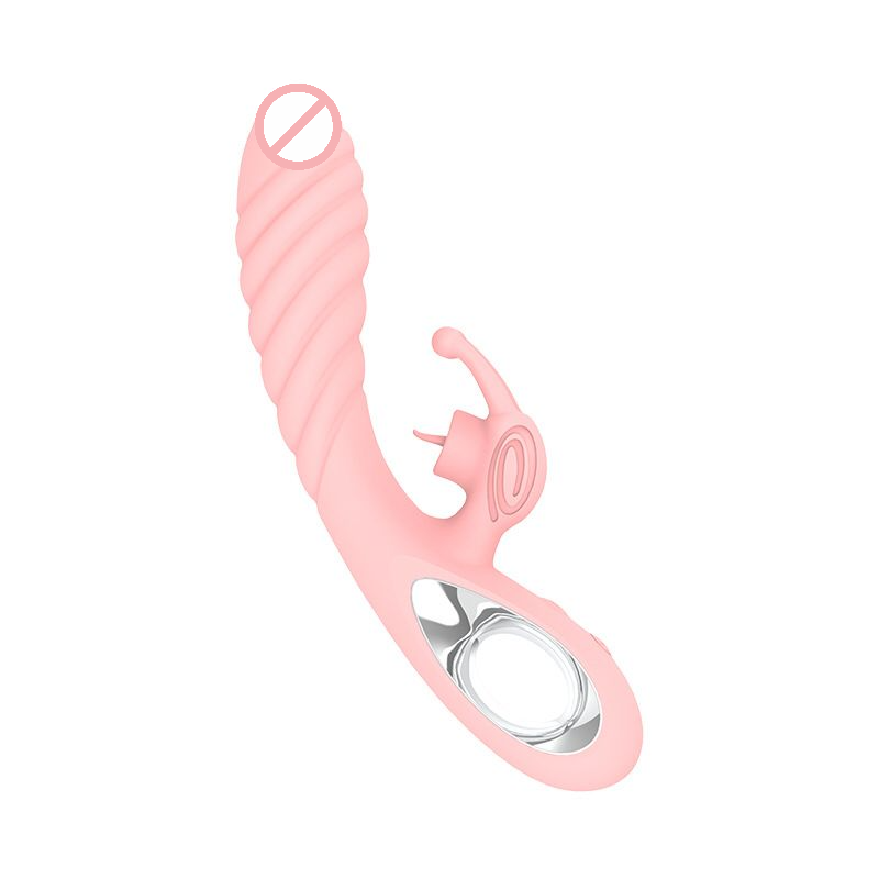 Vicky Powerful Silicone Rabbit Vibrator With Clit Licking
