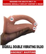 Big Bull Double Penetration Dildo With Vibrator 6 - Image 8
