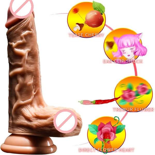Wireless Remote Control Dancing Dildo Vibrator