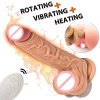Wireless Remote Controlled Dancing Dildo With Suction Cup and Rotating Bead 7 Inch