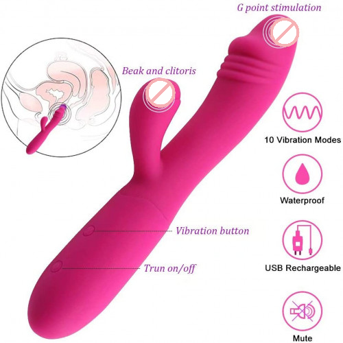 Wow Waterproof Rabbit Vibrator With 12 Intense Powerful Stimulation