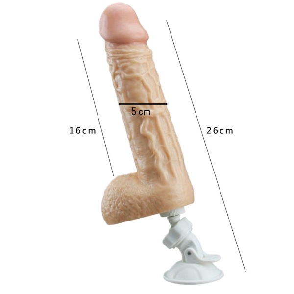 X-Men Realistic Automatic Vibrating Rotating Dildo