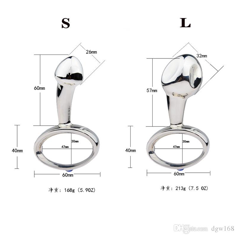 Pull ring Dilator Butt Plug Anal Stimulator Erotic Sex Toys For Women Men