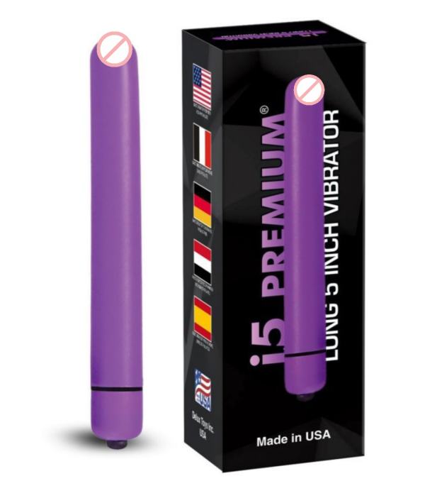 i5 Premium Long 5inch Vibrator Vagina Adult Women Sex Toy Vibrator For Women