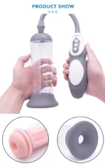 SUPERX Electric Automatic Vacuum Penis Enlargement Pump With 8 Suction - Image 8
