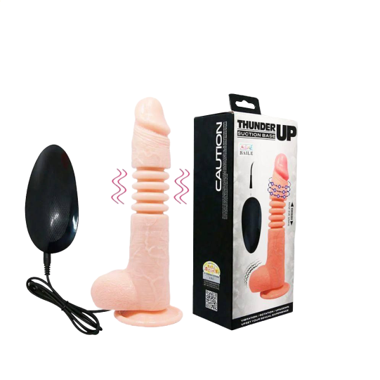 Thunder Up&Down Realistic THRUSTING Dildo Vibrator