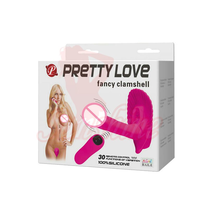 Pretty Love Fancy ClamShell Remote Controlled Panty Wearable Vibrator