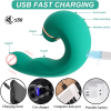 3 In 1 Sucker Vibrator G Spot Dildo Nipple SuckerNipple Clitoris Licking Vibrator