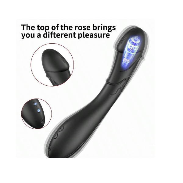 Powerful Rose Dildo Vibrator With 10 Vibration Modes