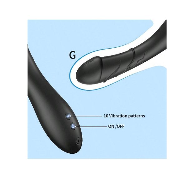 Powerful Rose Dildo Vibrator With 10 Vibration Modes