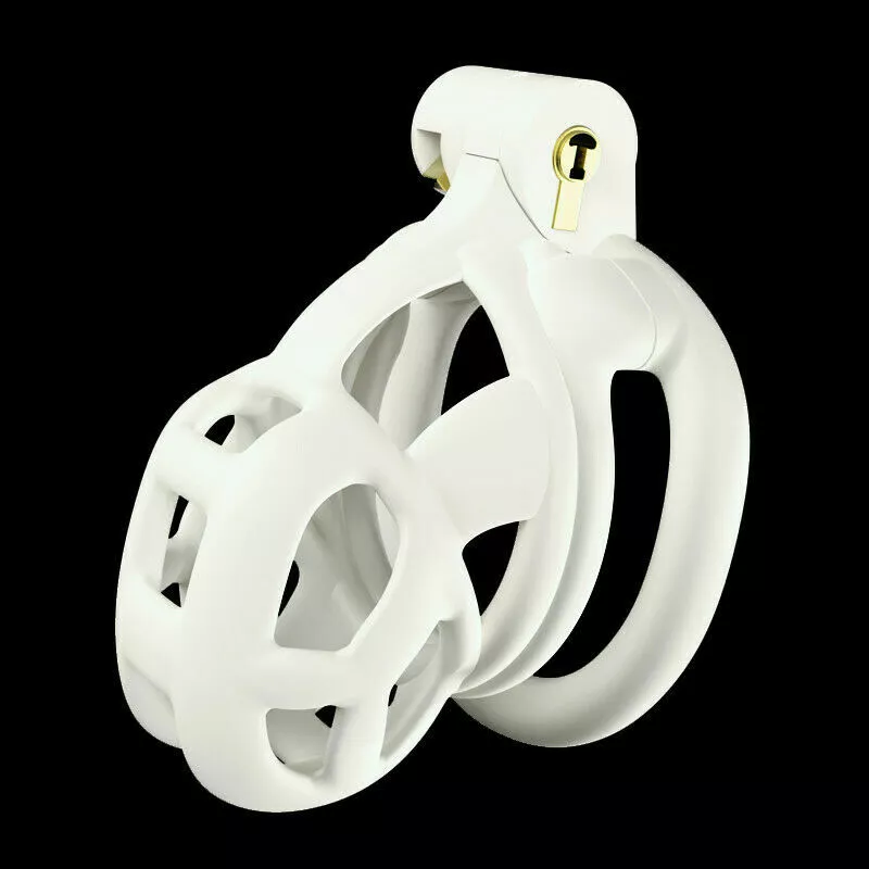 Mamba-Chastity-Device-Cobra-Cage-Men-Resin-Bird-Lock-Belt-4-Ring-1