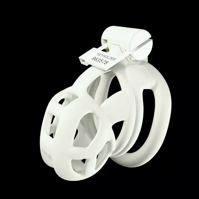 Mamba-Chastity-Device-Cobra-Cage-Men-Resin-Bird-Lock-Belt-4-Ring-1a