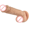 Naughty Realistic Silicone Dildo With Suction Cup Flesh 8