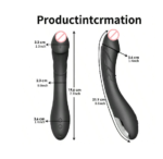 Powerful Rose Dildo Vibrator With 10 Vibration Modes