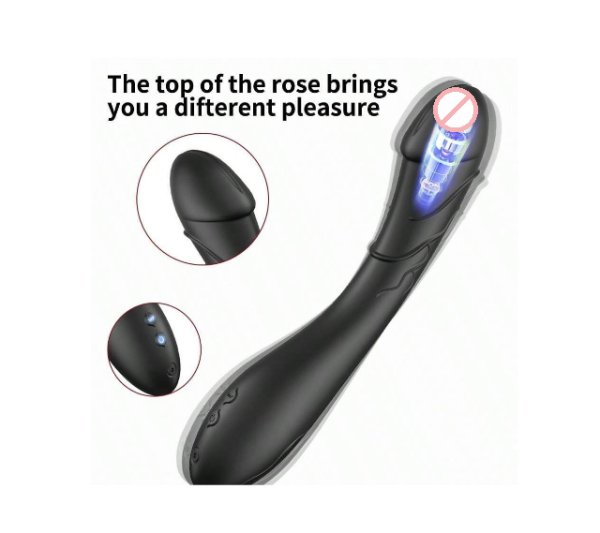Powerful Rose Dildo Vibrator With 10 Vibration Modes