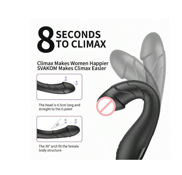 Powerful Rose Dildo Vibrator With 10 Vibration Modes