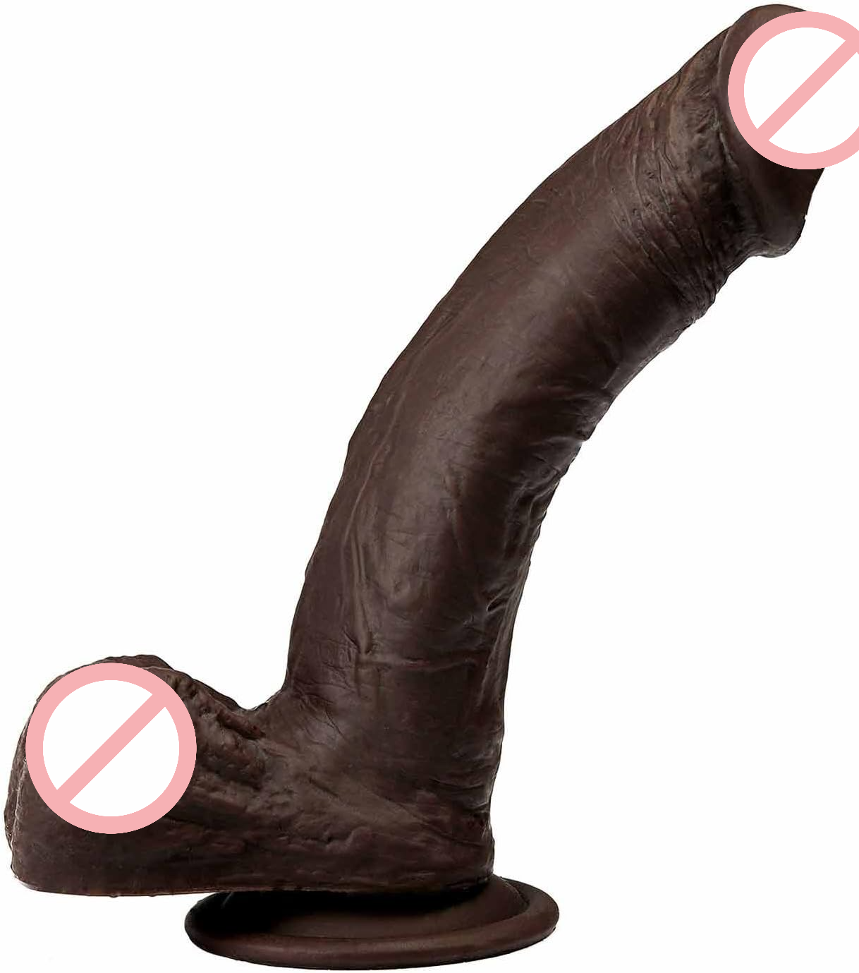 Realistic Silicone Dildo With Strong Suction Cup - LUV SPOT 8 inch