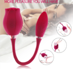 Rose Flower Vibrator for Automatic Tongue Clit Licking and Sucking - Image 3
