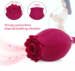 Rose Flower Vibrator for Automatic Tongue Clit Licking and Sucking - Image 4