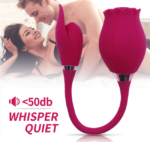 Rose Flower Vibrator for Automatic Tongue Clit Licking and Sucking - Image 5