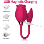 Rose Flower Vibrator for Automatic Tongue Clit Licking and Sucking - Image 6
