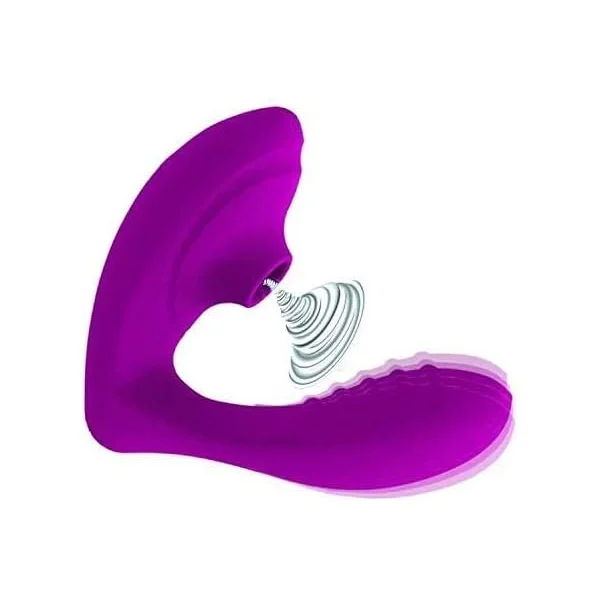 10 Suction Dual G Spot And Clit Stimulation Rechargeable Vibrator