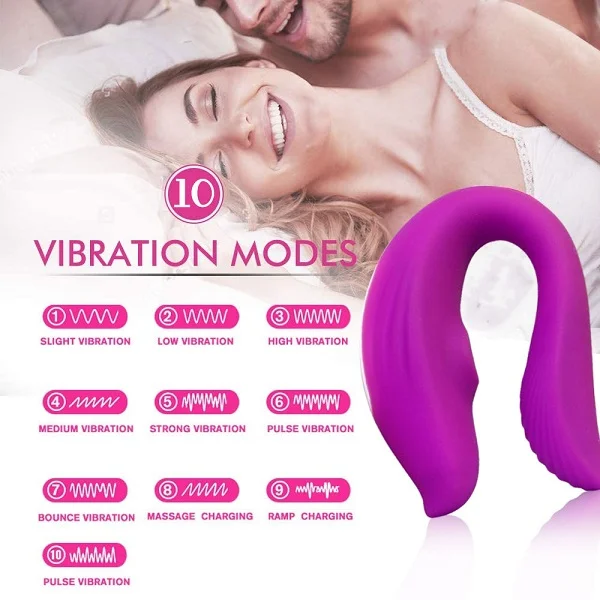 10 Suction Dual G Spot And Clit Stimulation Rechargeable Vibrator