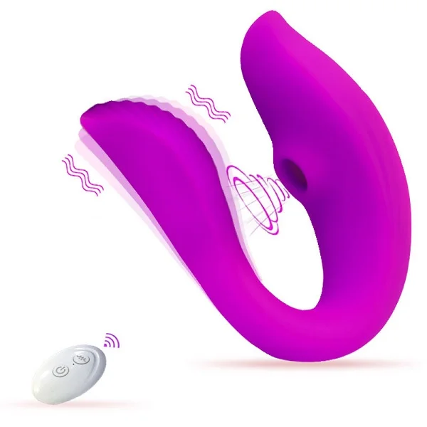 10 Suction Dual G Spot And Clit Stimulation Rechargeable Vibrator