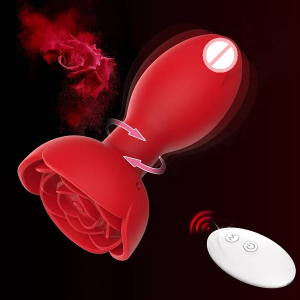 10 Vibrating Butt Plug Remote Control With Rotating Modes For Couples
