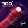 8.19 Inch Big Vibrating Rotation Auto Dildo BDSM Sex Toy For Anus