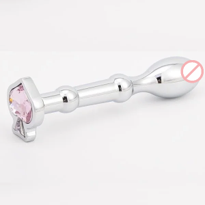 Bondage Masters Butt Plug Metal Tunnel With Removable End