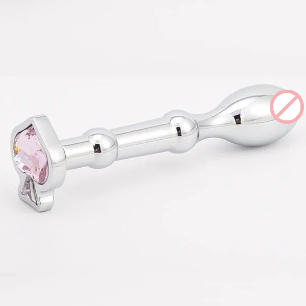 Bondage Masters Butt Plug Metal Tunnel With Removable End