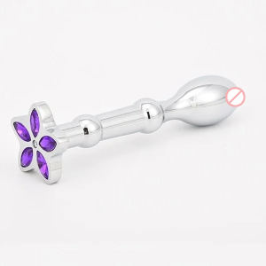 Bondage Masters Butt Plug Metal Tunnel With Removable End