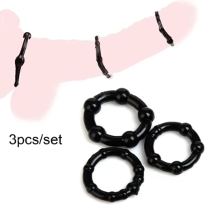 Lock Ring 3PCS For Increasing Time Cock Ring For Men