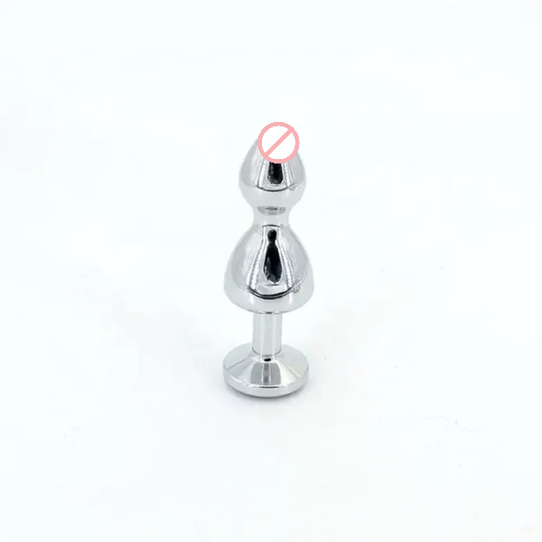 Metal Anal Plug With Crystal Jewellery Smoothly Touched Anal Bead