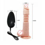 Thunder Up Powerful Vibration Thrusting And Rotating Dildo