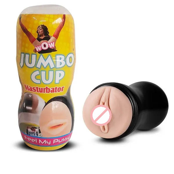 Jumbo Wet Pussy Masturbator Cup