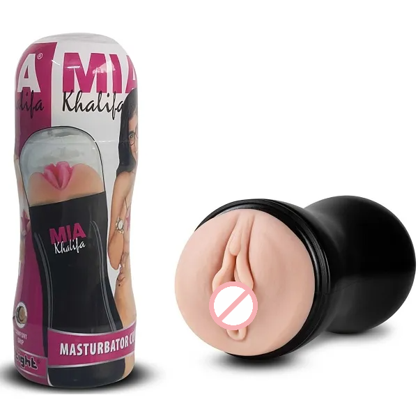 Mia Khalifa Realistic Pussy Masturbator For Men