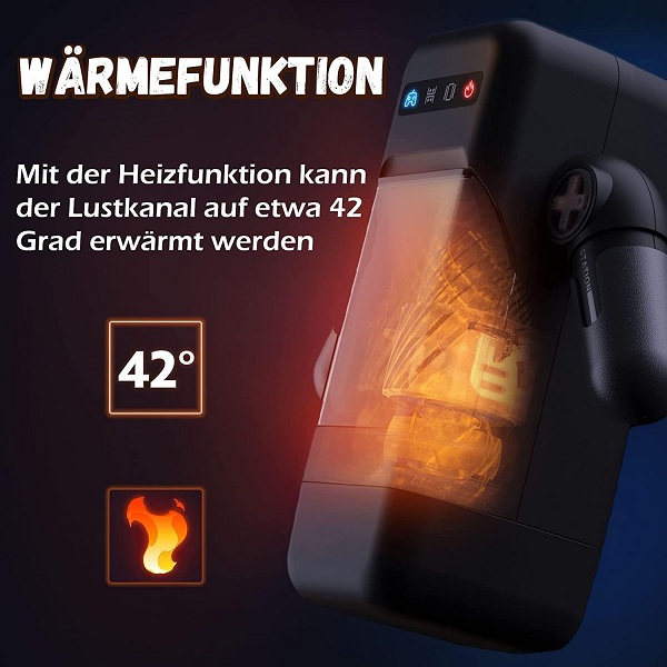 3-in-1 Electric Masturbator with 10 Telescopic Functions 1