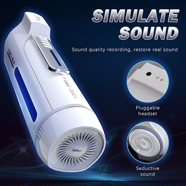 Automatic Telescopic Thrusting Moan Heating Masturbator