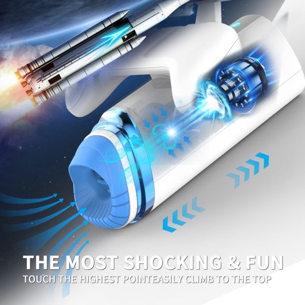 Electric 7 Frequency Telescope + Vibration Masturbator 1b