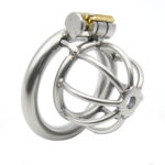 Maxbell Male Chastity Device Stainless Steel Chastity Cage Lock Muscle Training 45mm