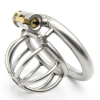 Maxbell Male Chastity Device Stainless Steel Chastity Cage Lock Muscle Training 45mm