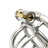 Maxbell Male Chastity Device Stainless Steel Chastity Cage Lock Muscle Training 45mm