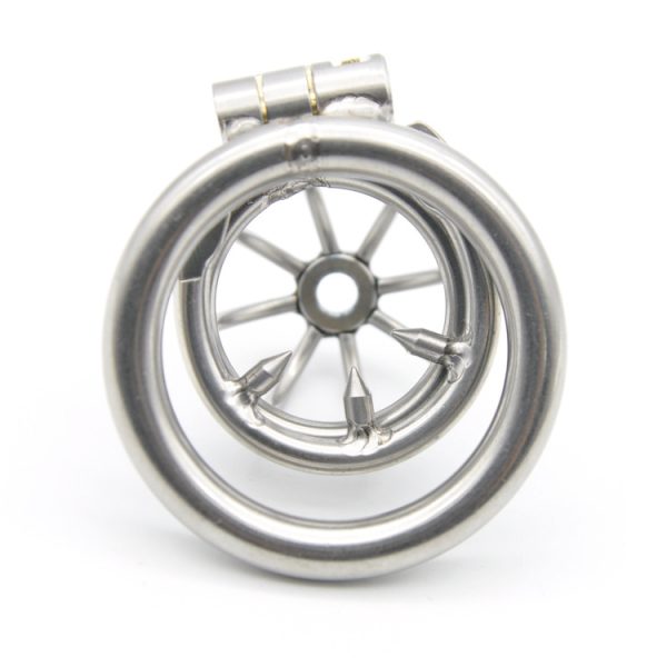 Maxbell Male Chastity Device Stainless Steel Chastity Cage Lock Muscle Training 45mm