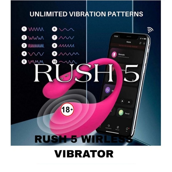 App Controlled Rush 5 Wireless Smart Mobile Couple Vibrator