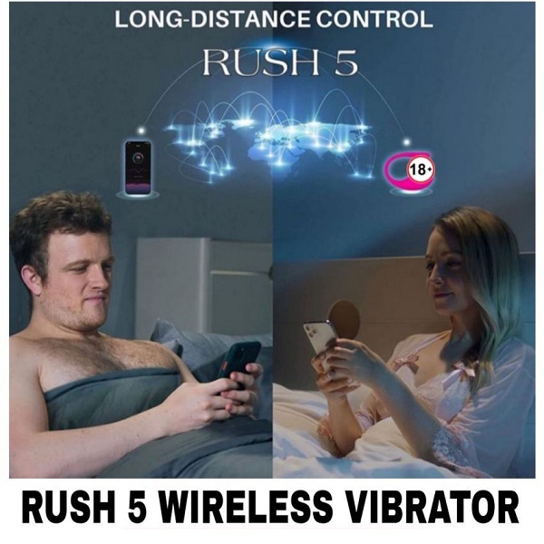App Controlled Rush 5 Wireless Smart Mobile Couple Vibrator