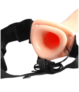 6.5 Inches Realistic Hollow Strap On Dildo