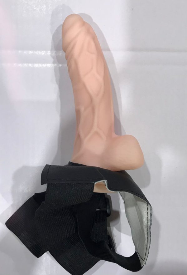 6.5 Inches Realistic Hollow Strap On Dildo
